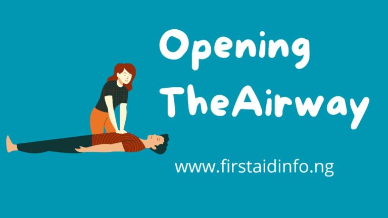 this is the technique used in opening airway in first aid